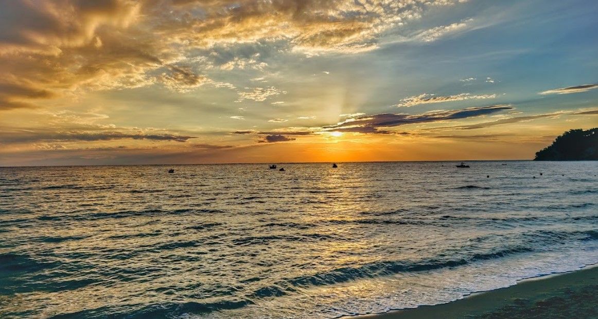 sunset siviri beach